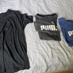 3 puma shirts perfect condition